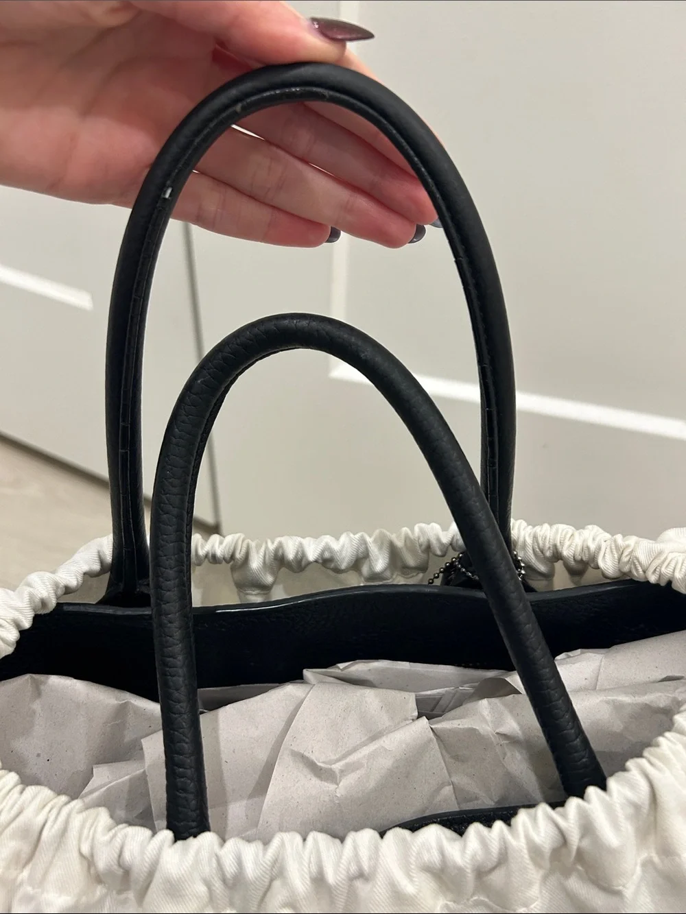 Coach Tatum Tall Tote in Whiplash Leather & Gunmetal